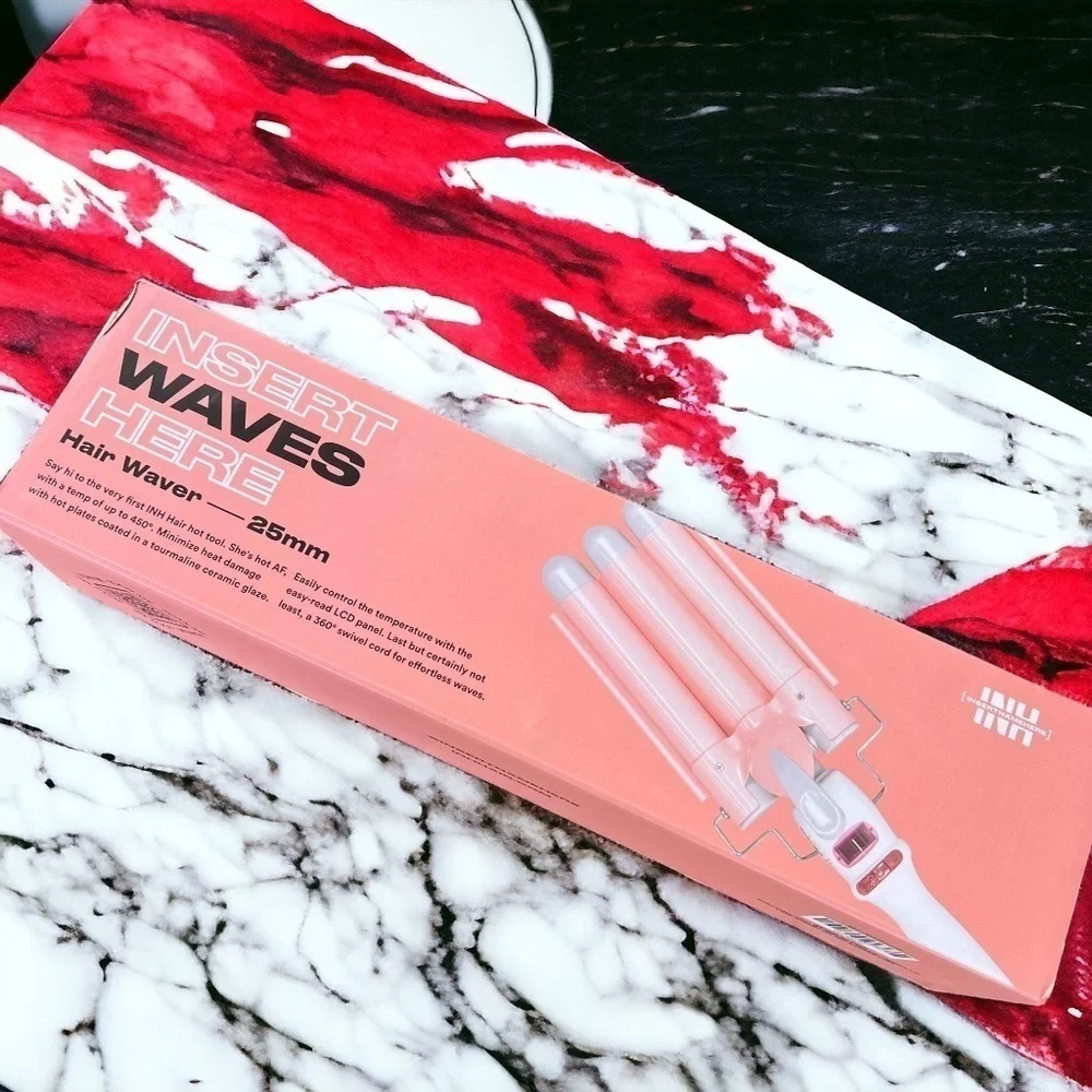 INH Insert Waves Here Deep Wave Iron NEW Pink With Box
